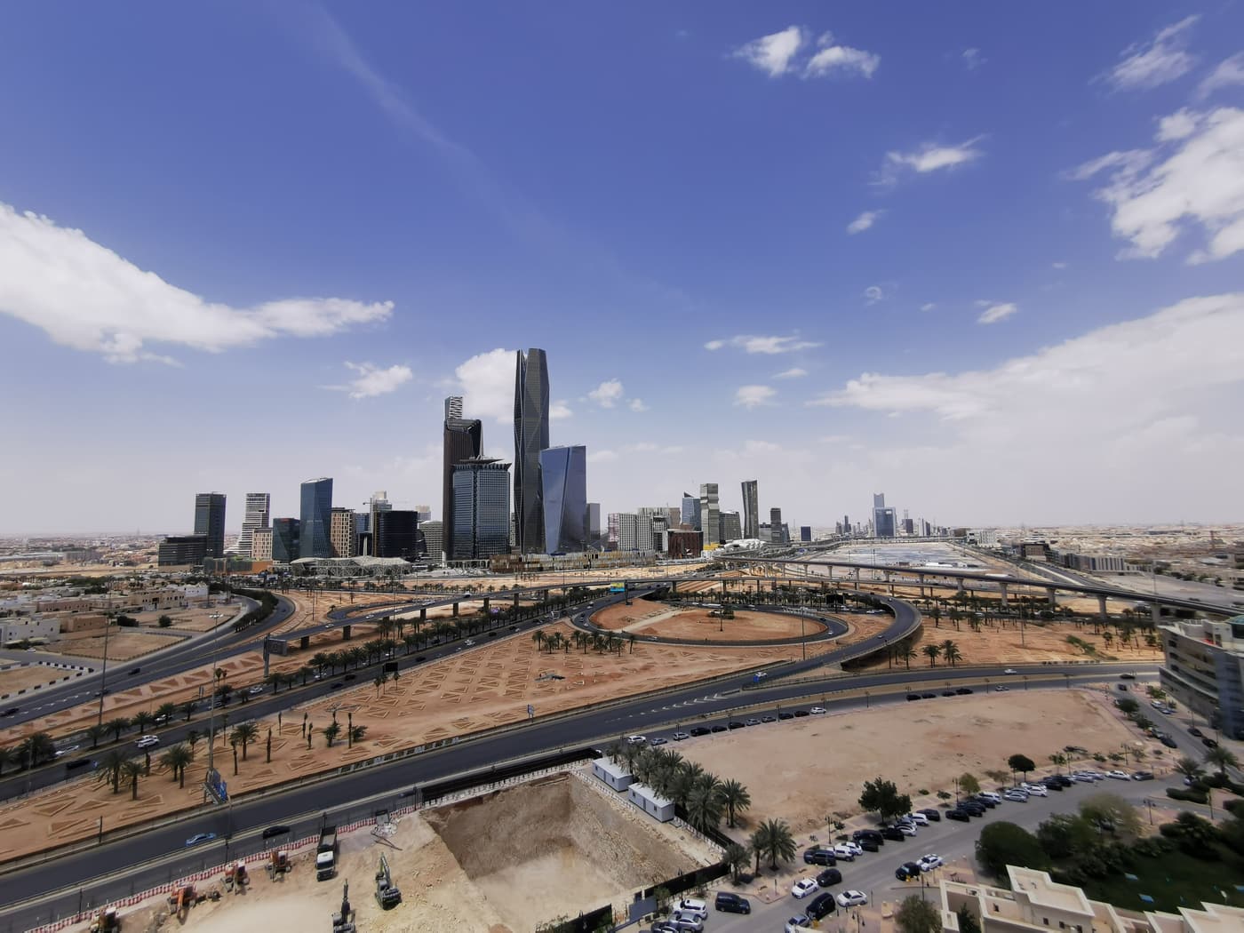 The towers of the King Abdullah Financial District